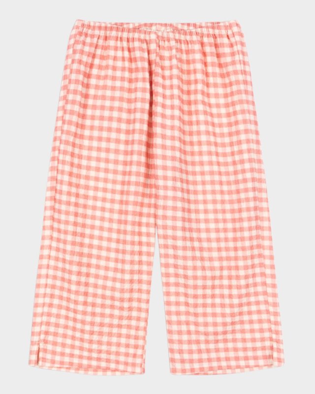 Rosie H-W x Girl's Bella Cotton Check Pants, Size 12M-6
